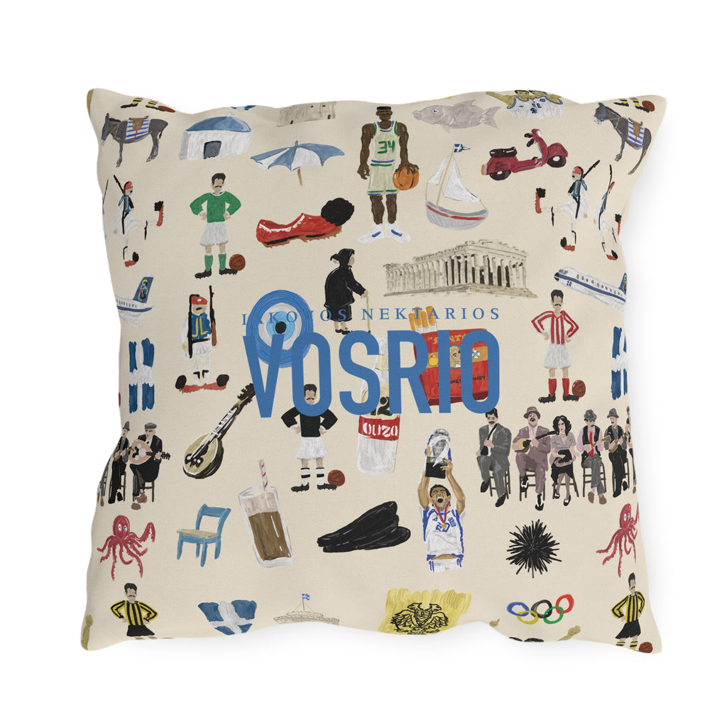 So You're Greek Outdoor Pillows