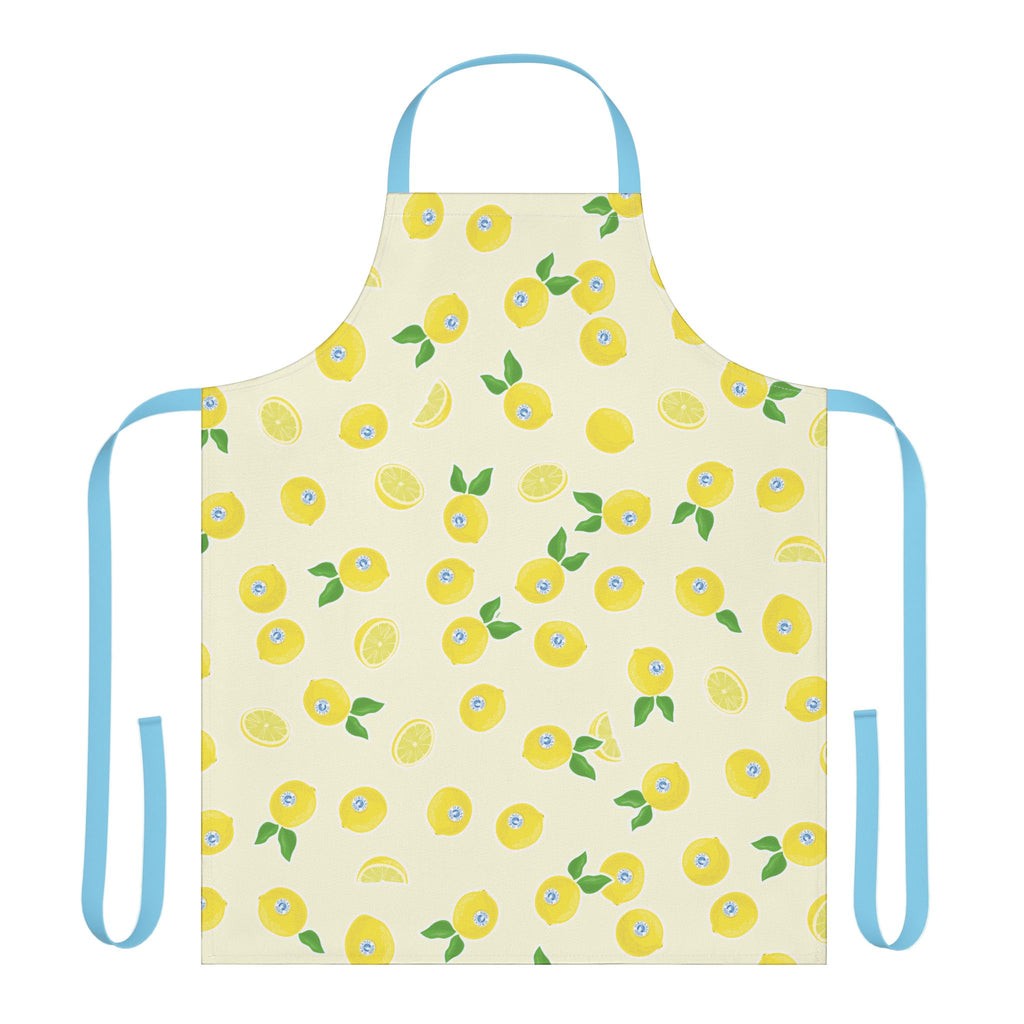 Organic Lemonia Cooking Apron with 3-Color Straps