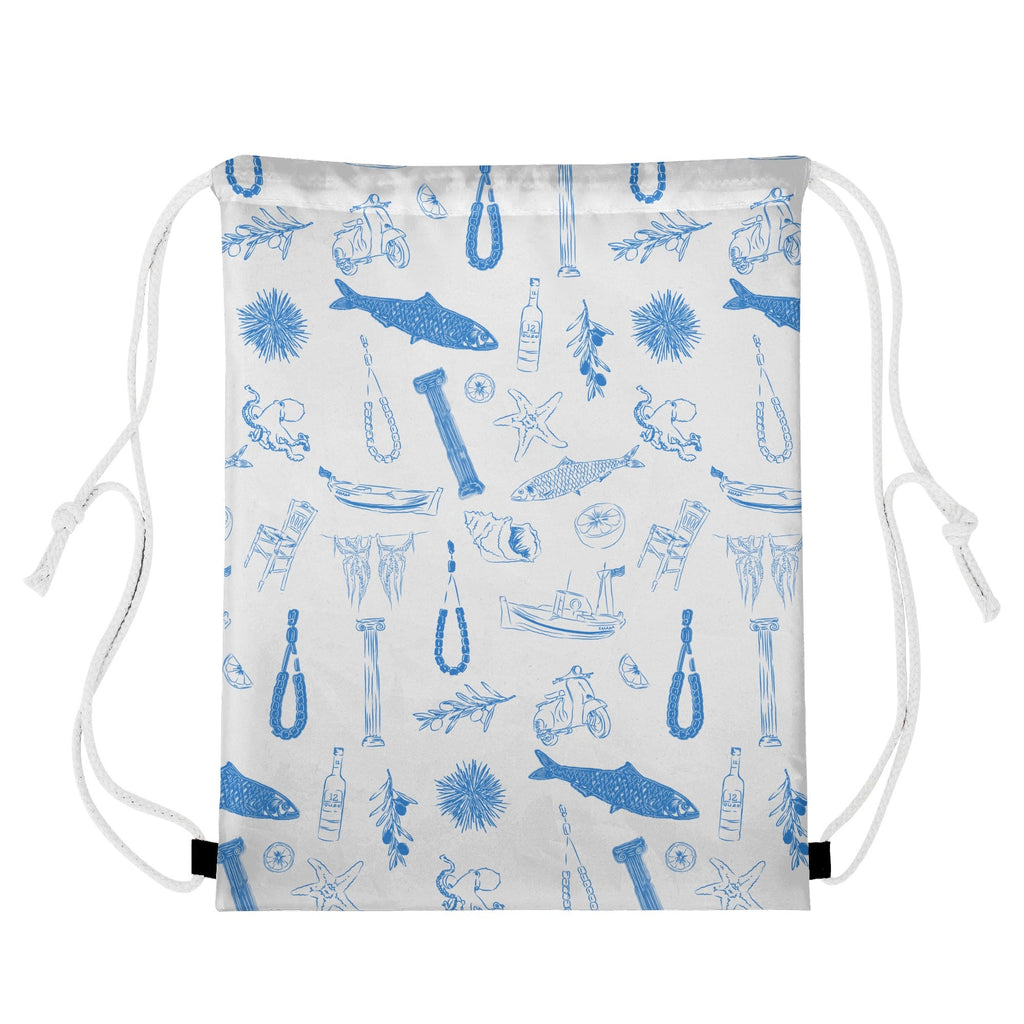 Greek Sardelles Table Runner Tablecloth