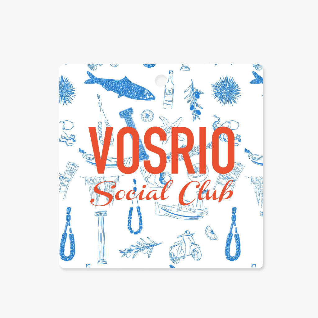 VOSRIO Social Club Shower Curtain