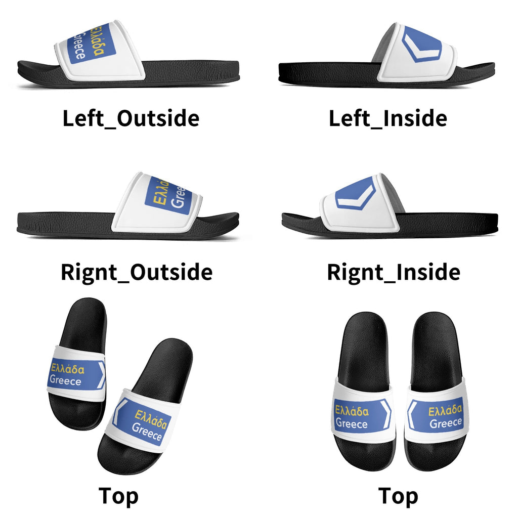 Happy Travels Mens Slides