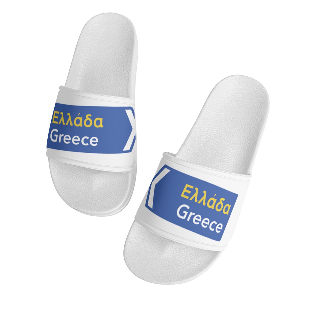 Happy Travels Womens Slides