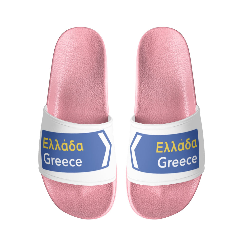 Happy Travels Womens Slides