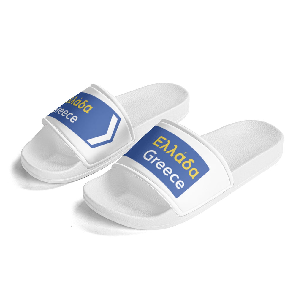 Happy Travels Womens Slides