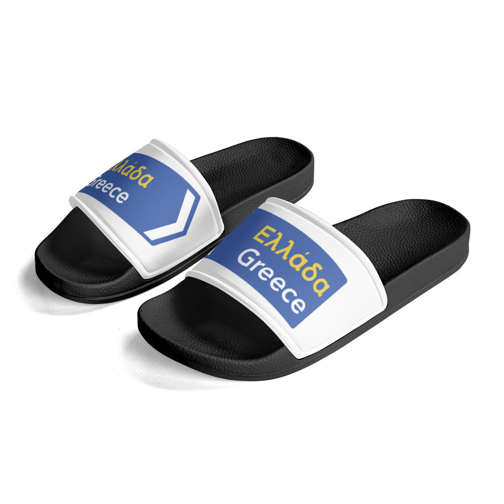 Happy Travels Womens Slides