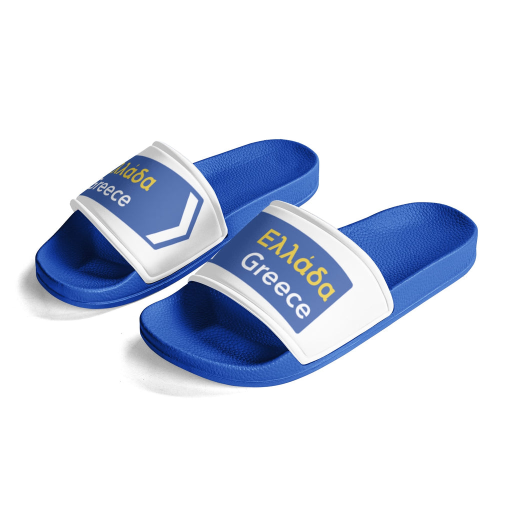 Happy Travels Womens Slides