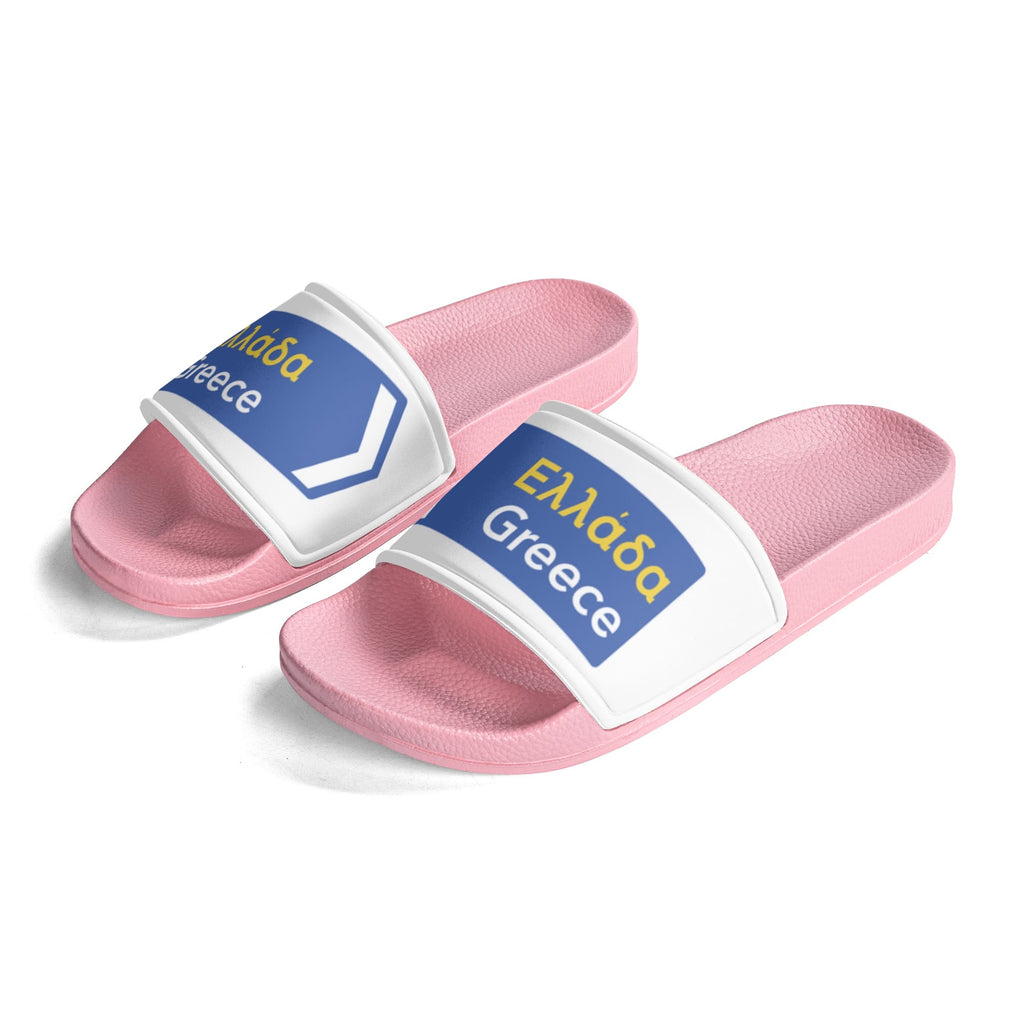 Happy Travels Womens Slides
