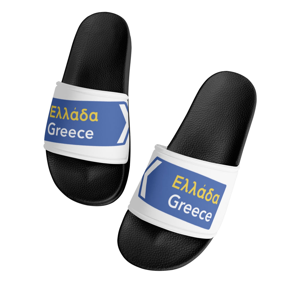 Happy Travels Womens Slides