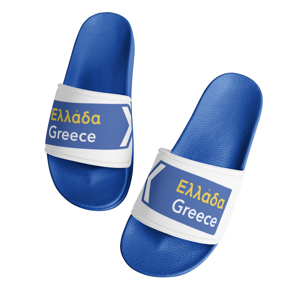 Happy Travels Womens Slides