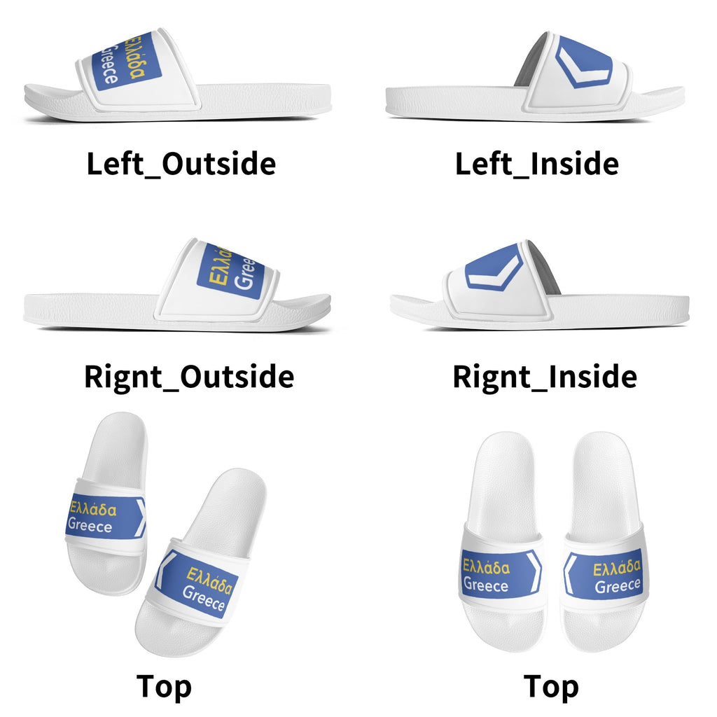Happy Travels Womens Slides