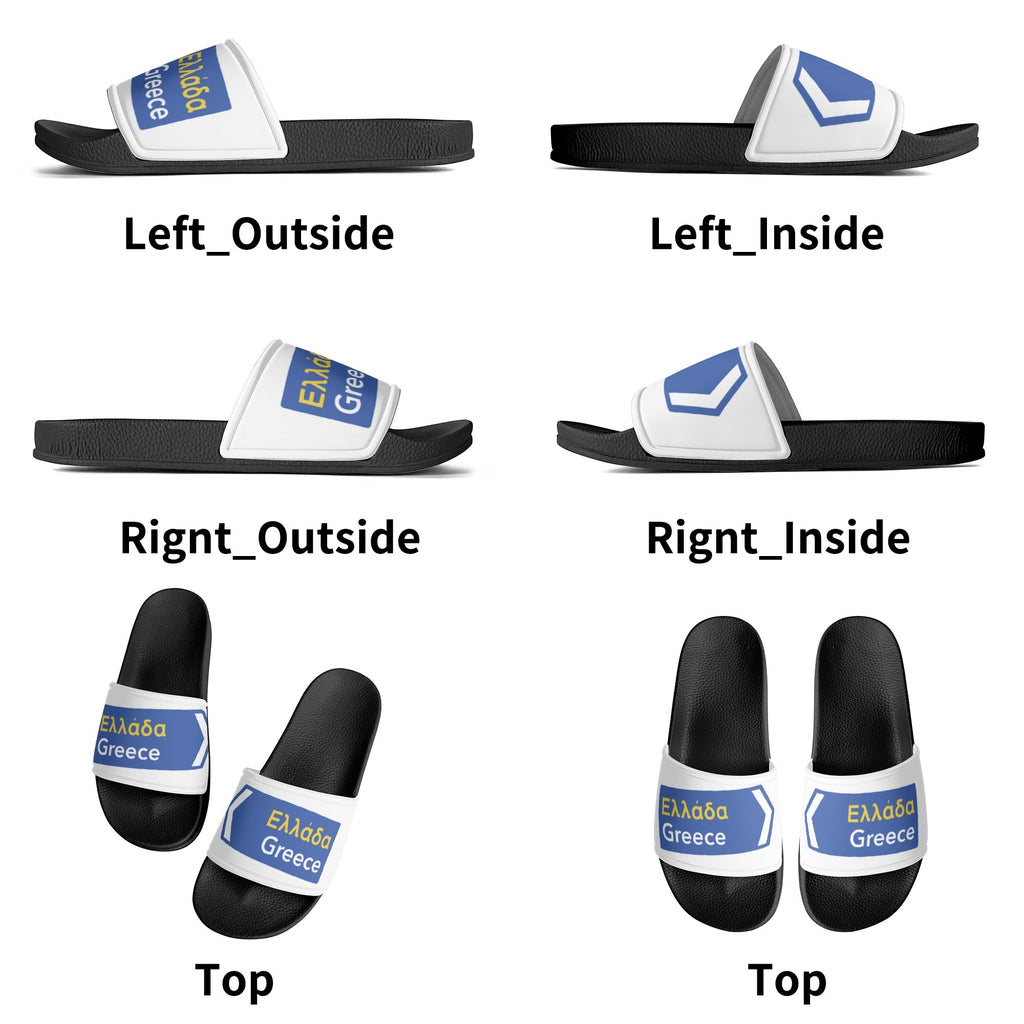 Happy Travels Womens Slides
