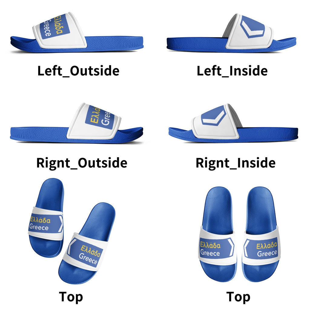 Happy Travels Womens Slides