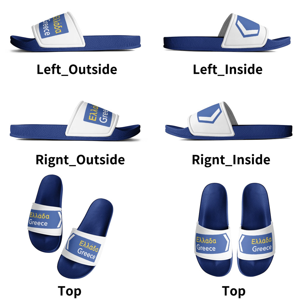 Happy Travels Womens Slides