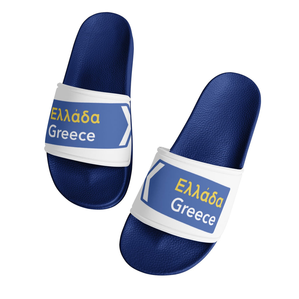 Happy Travels Womens Slides