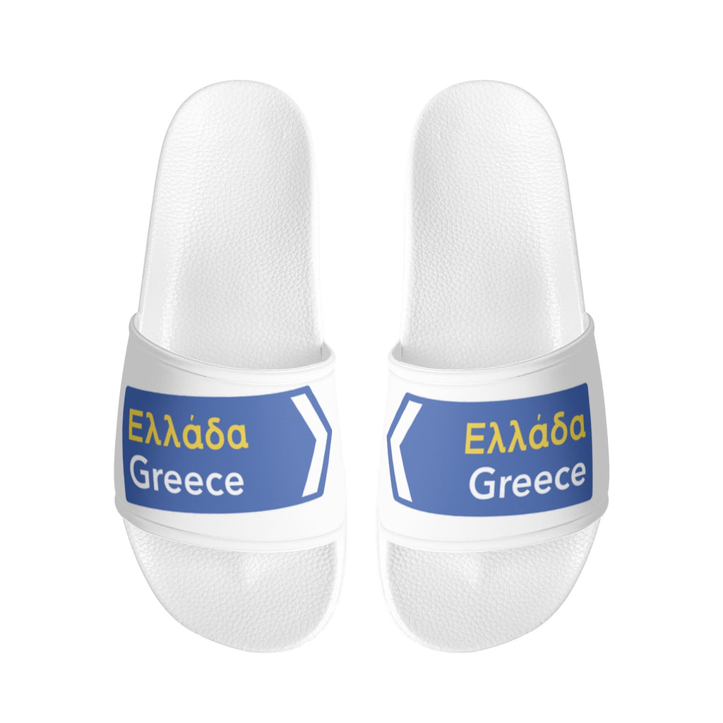 Happy Travels Womens Slides