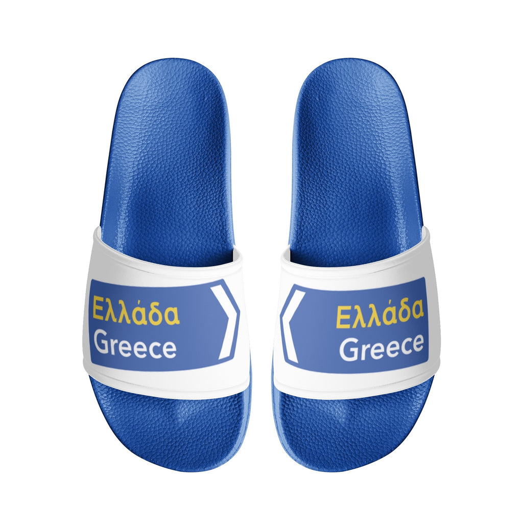 Happy Travels Womens Slides