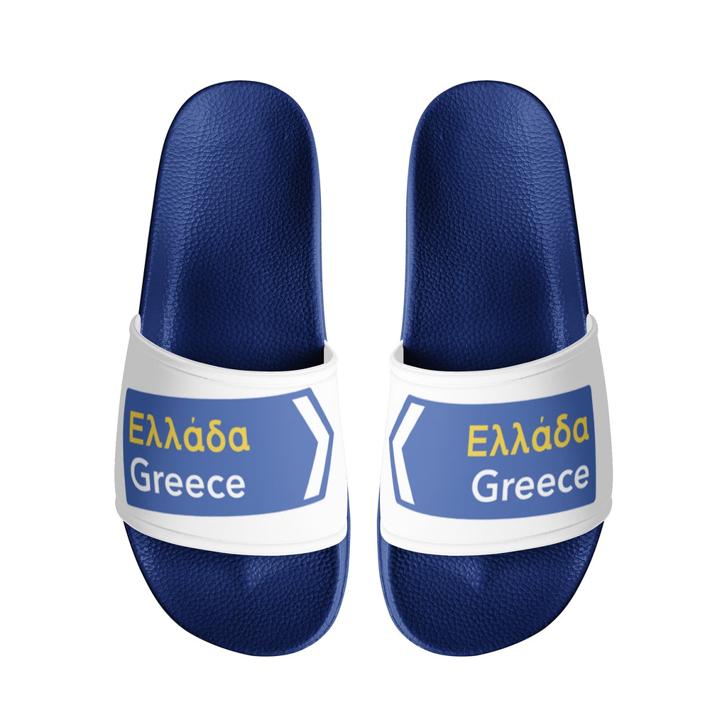 Happy Travels Womens Slides
