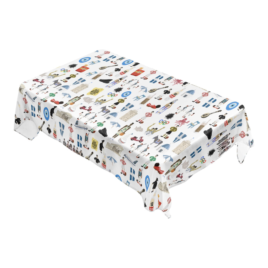 So Youre Greek Personalized Table Runner Tablecloth