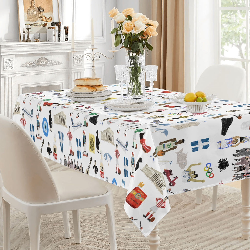 So Youre Greek Personalized Table Runner Tablecloth