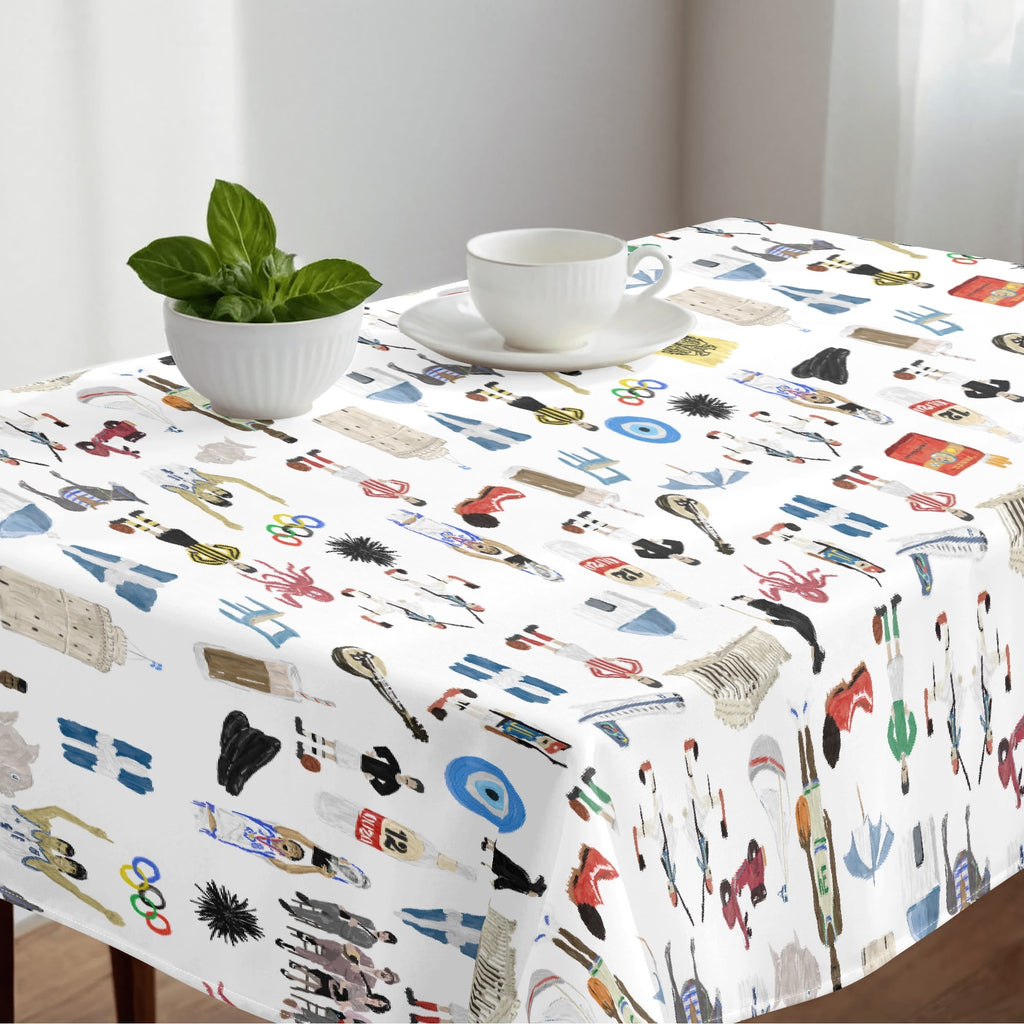 So Youre Greek Personalized Table Runner Tablecloth