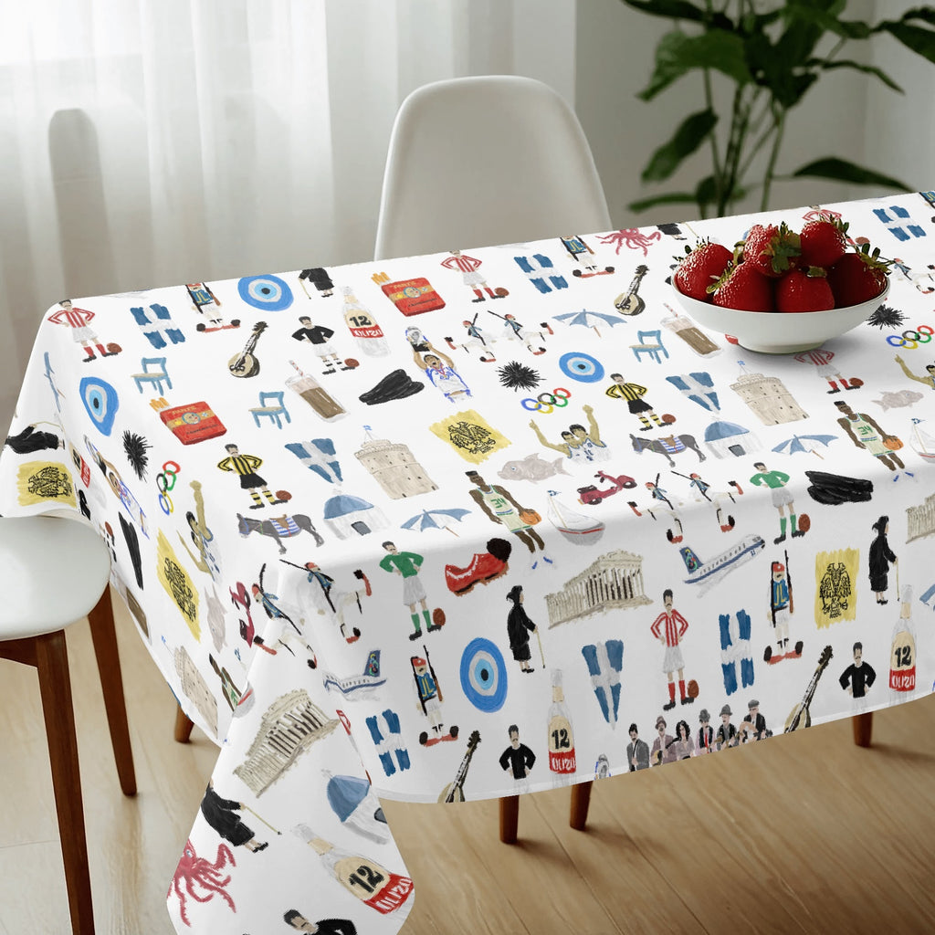 So Youre Greek Personalized Table Runner Tablecloth