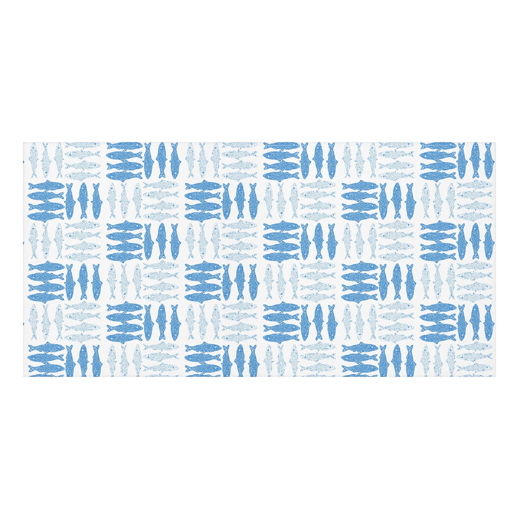 Greek Sardelles Table Runner Tablecloth