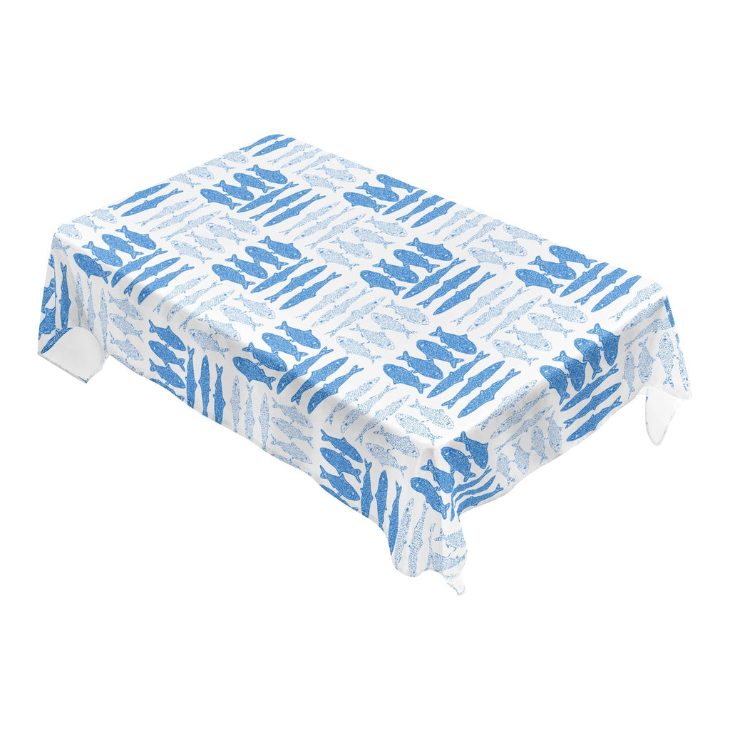 Greek Sardelles Table Runner Tablecloth
