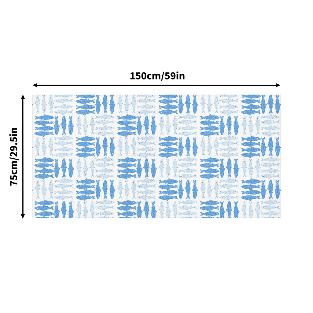Greek Sardelles Table Runner Tablecloth