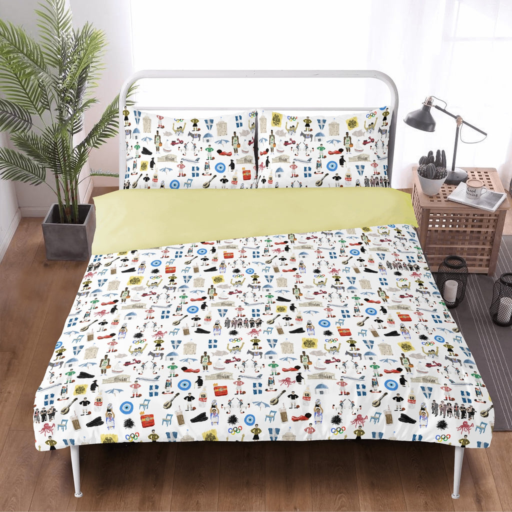 So Youre Greek 3 Pcs Beddings