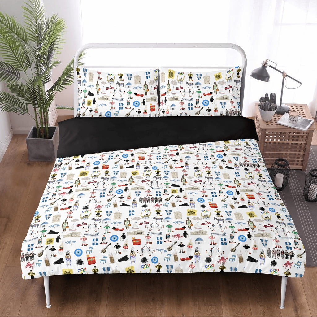So Youre Greek 3 Pcs Beddings