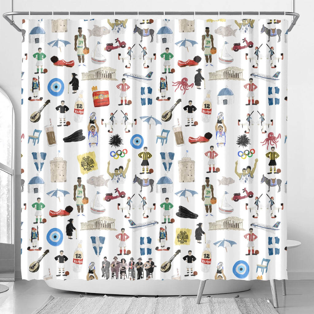 So Youre Greek Shower Curtain