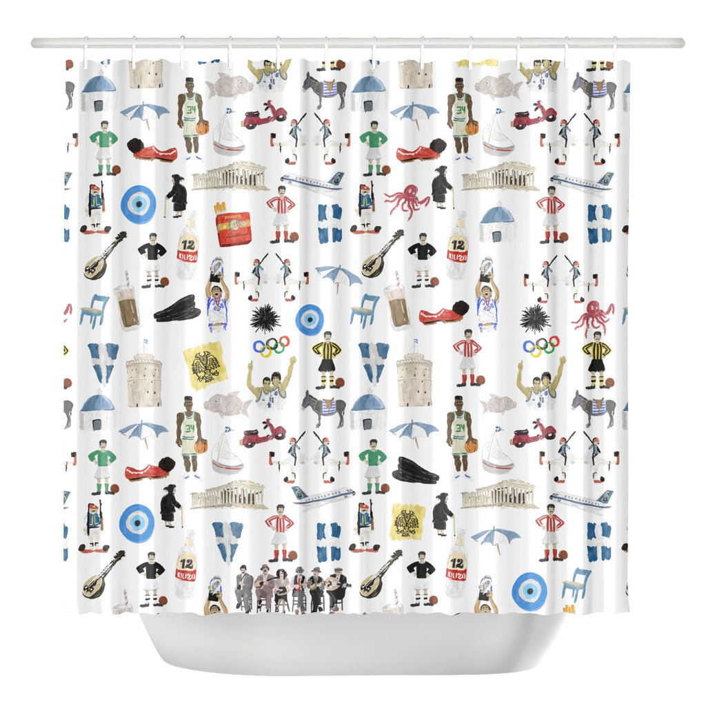 So Youre Greek Shower Curtain