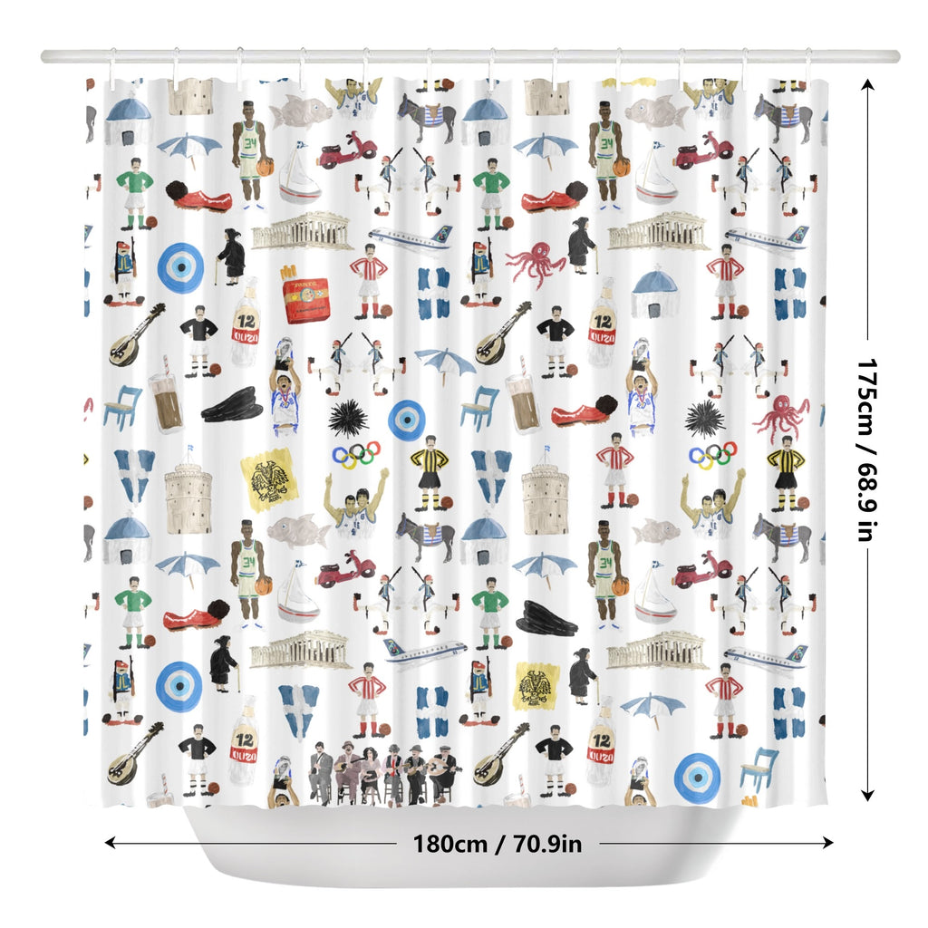 So Youre Greek Shower Curtain