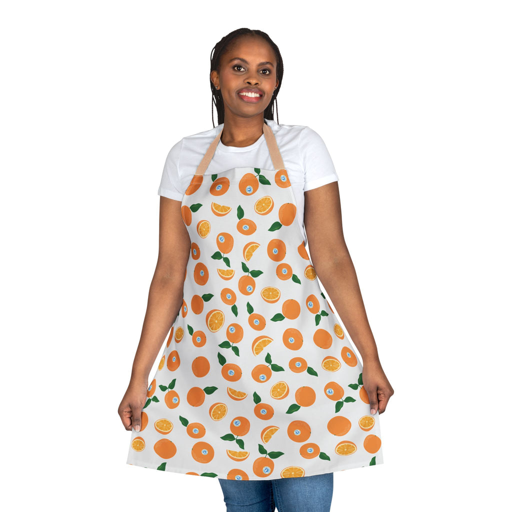 Portokalia Cooking Apron with 3-Color Straps