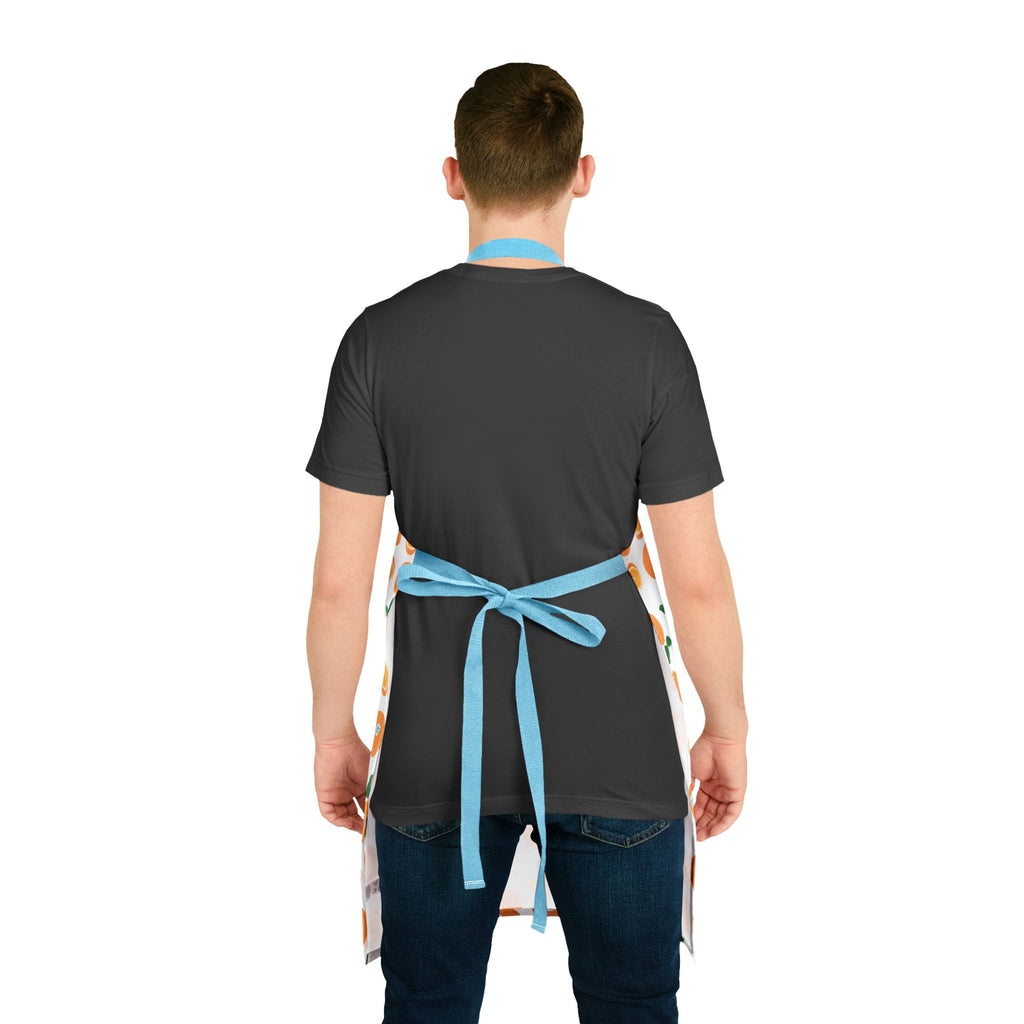 Portokalia Cooking Apron with 3-Color Straps