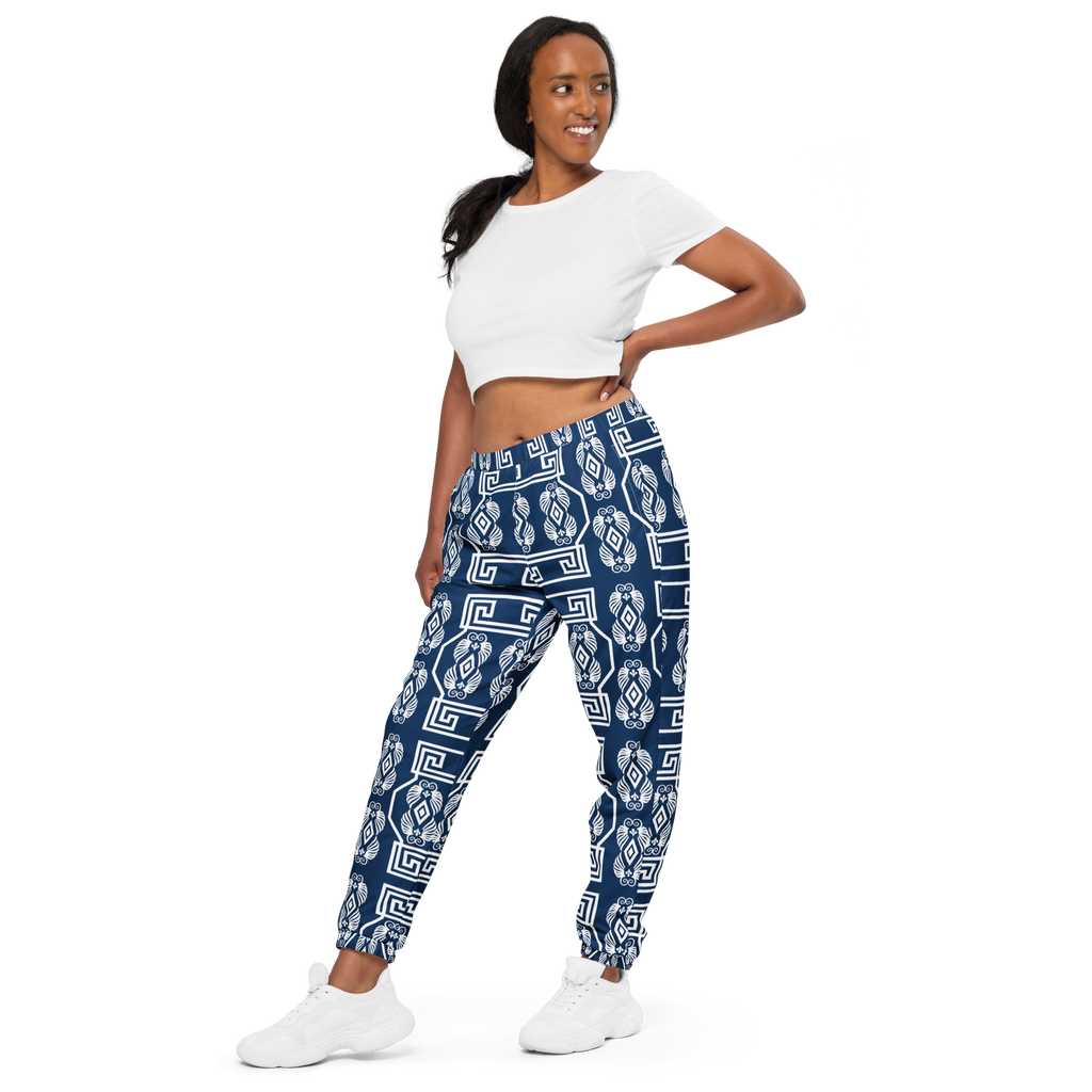 The Key White Unisex track pants