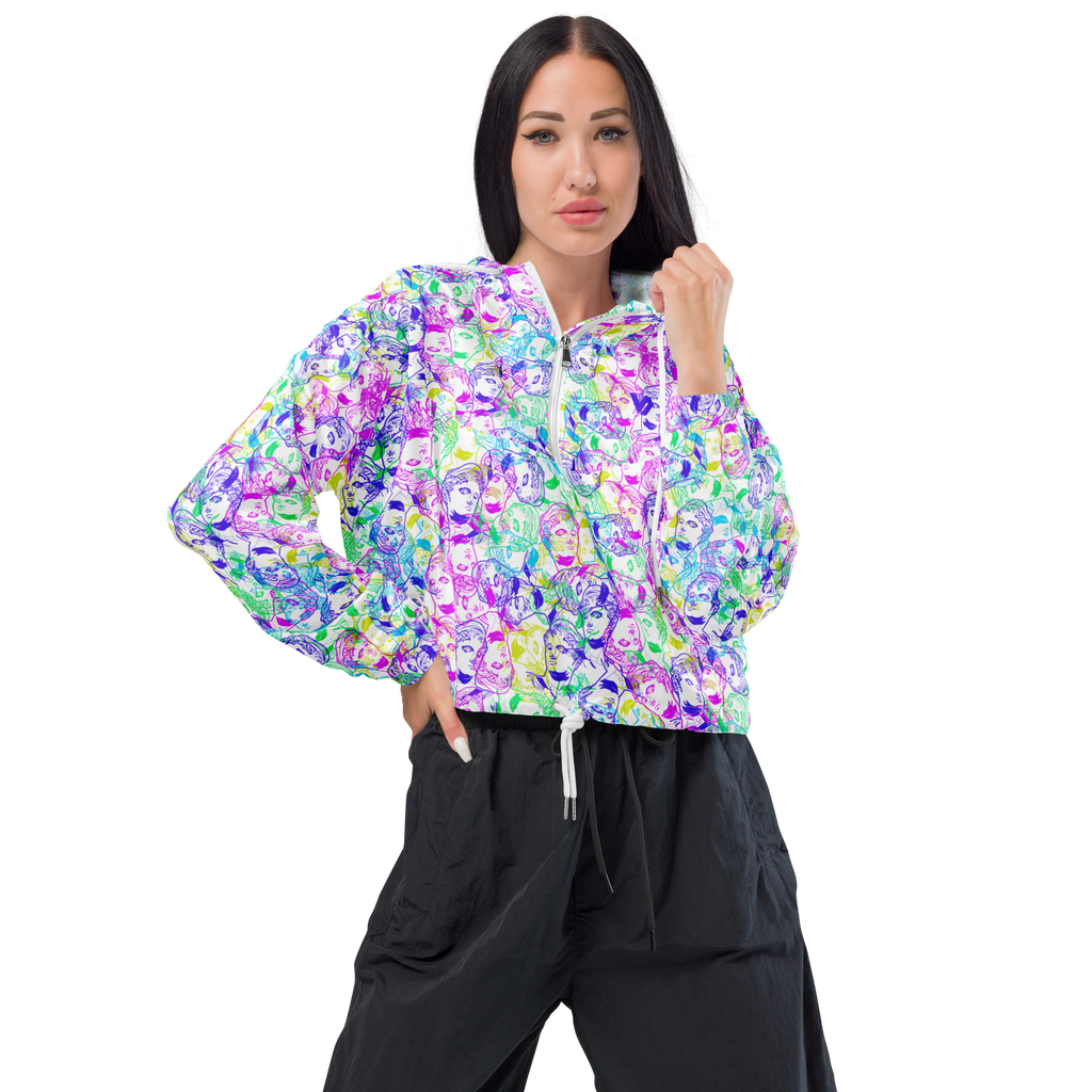 VOSRIO Select CMYK Women’s cropped windbreaker