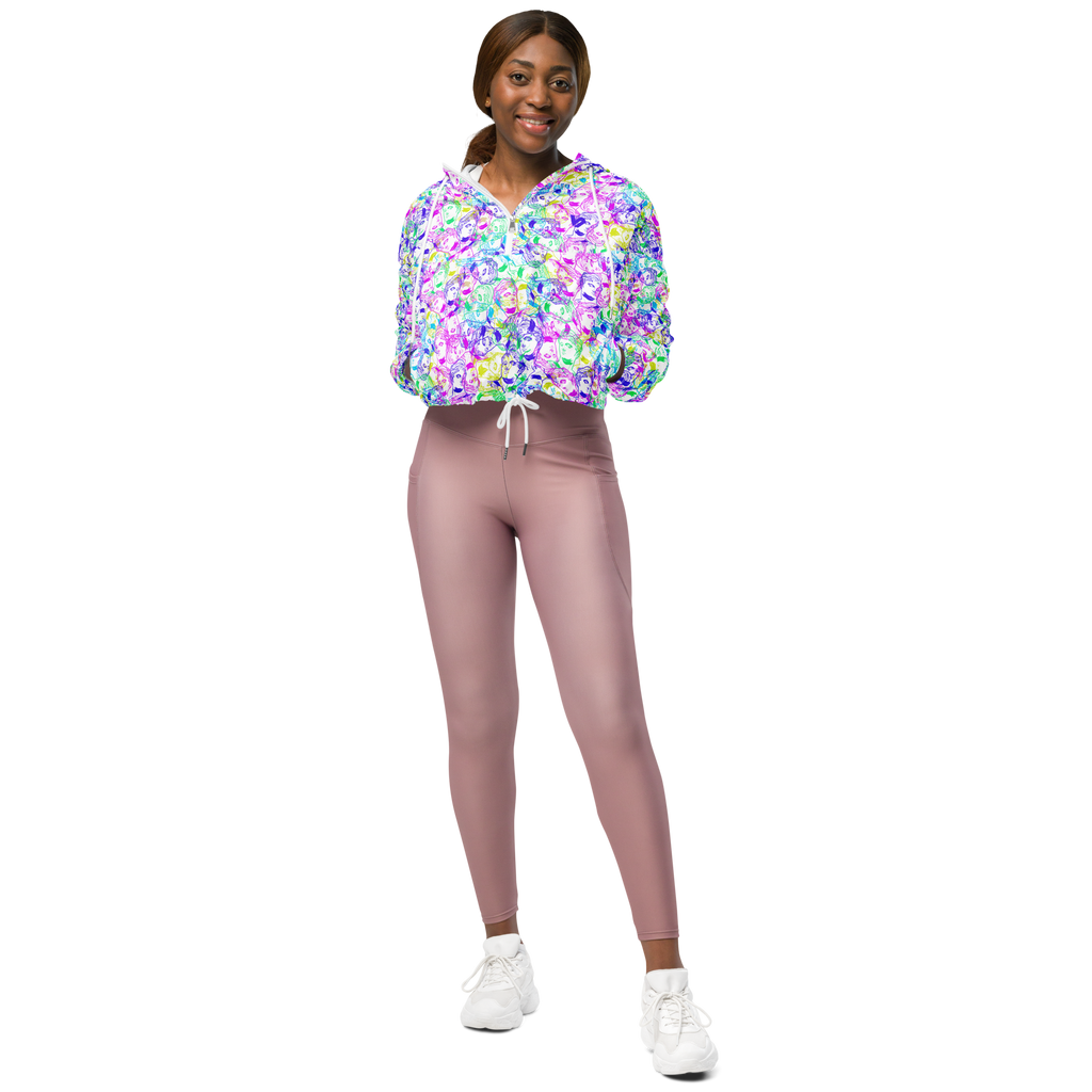 VOSRIO Select CMYK Women’s cropped windbreaker