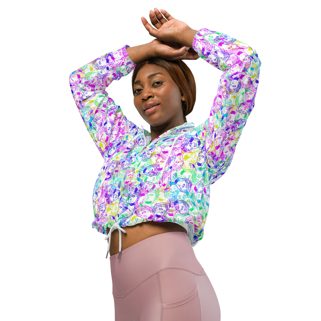 VOSRIO Select CMYK Women’s cropped windbreaker