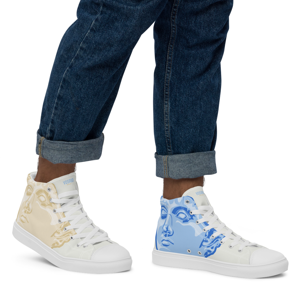 VOSRIO Hellas Select Men’s high top canvas shoes