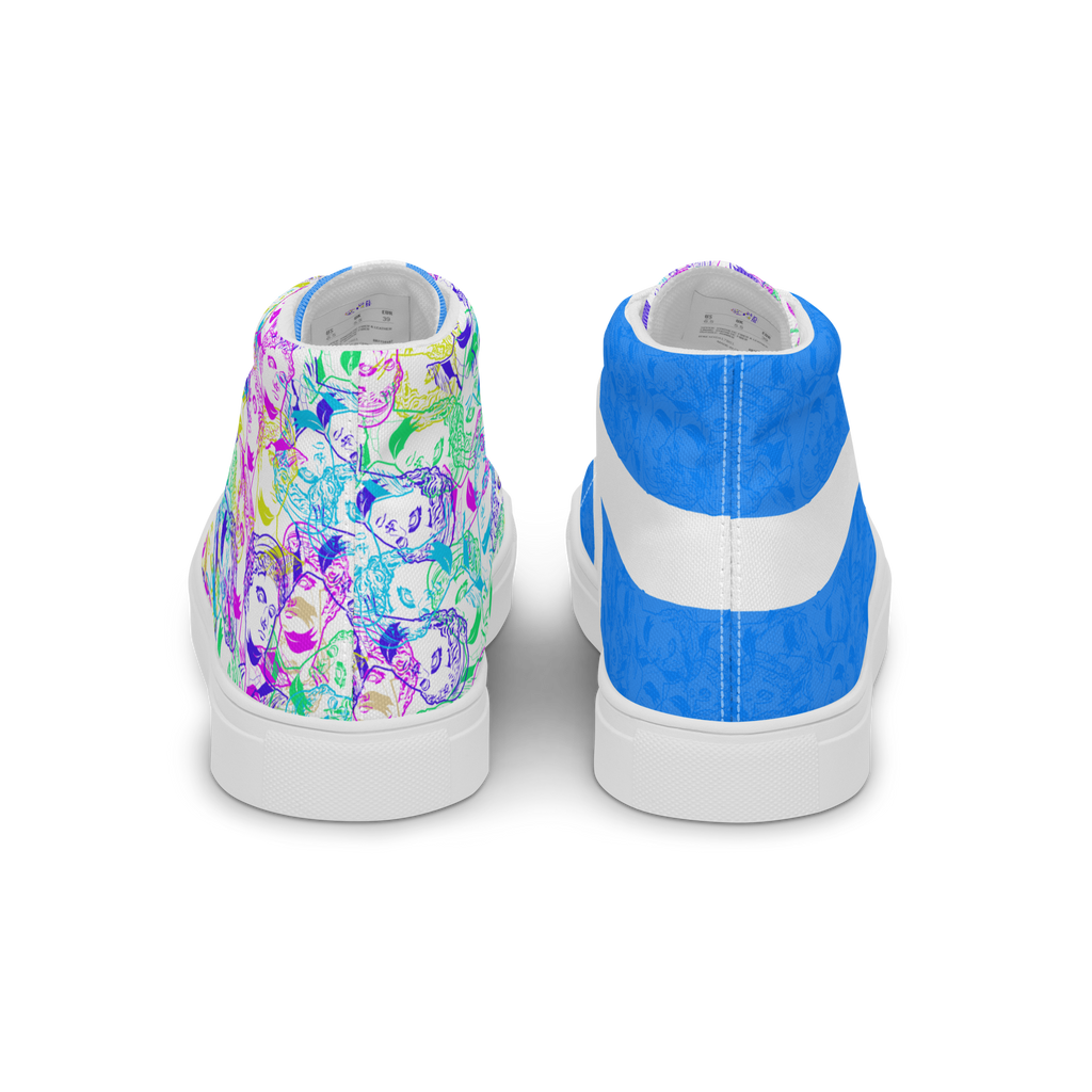 VOSRIO Select CMYK Hellas Women’s high top canvas shoes