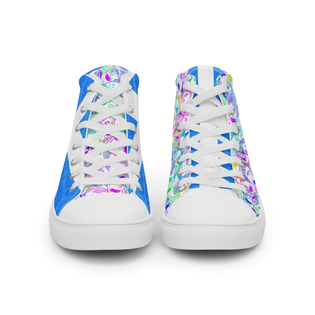 VOSRIO Select CMYK Hellas Women’s high top canvas shoes