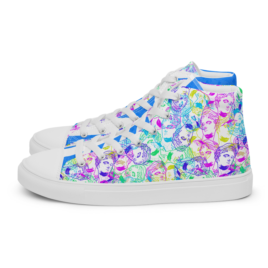 VOSRIO Select CMYK Hellas Women’s high top canvas shoes