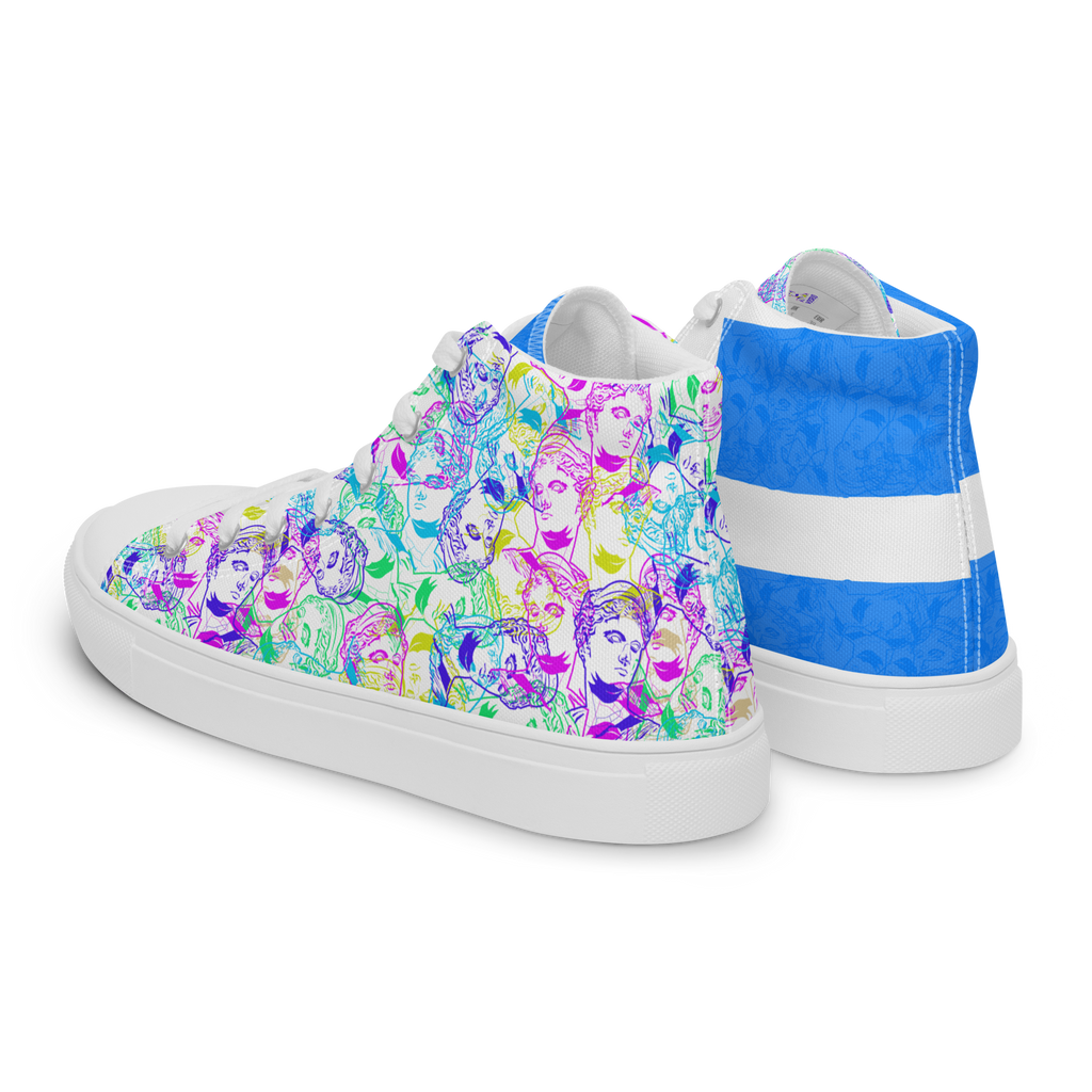 VOSRIO Select CMYK Hellas Women’s high top canvas shoes