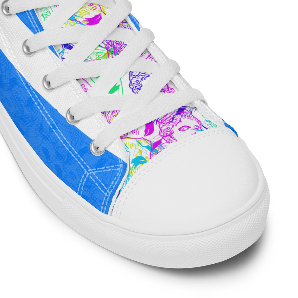 VOSRIO Select CMYK Hellas Women’s high top canvas shoes