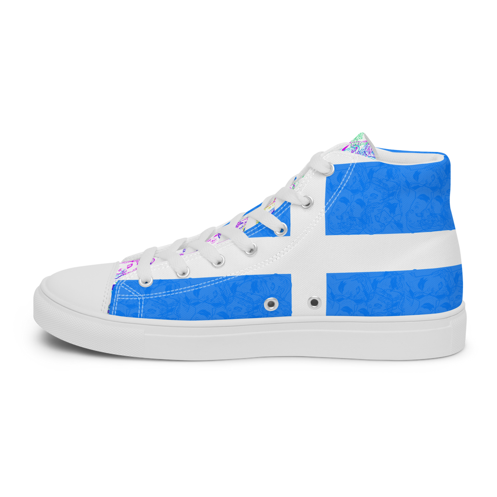 VOSRIO Select CMYK Hellas Women’s high top canvas shoes