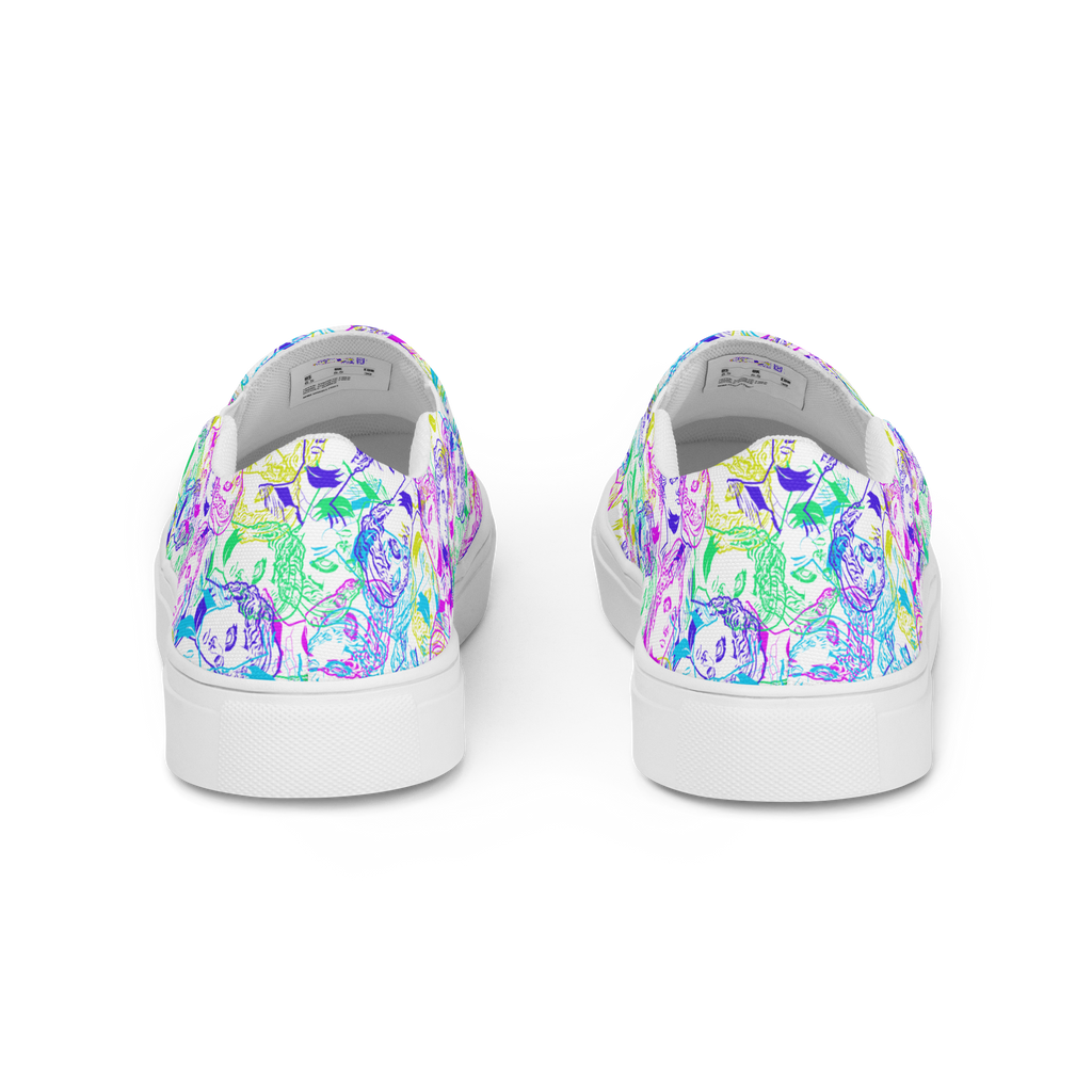 VOSRIO Select CMYK Women’s slip-on canvas shoes