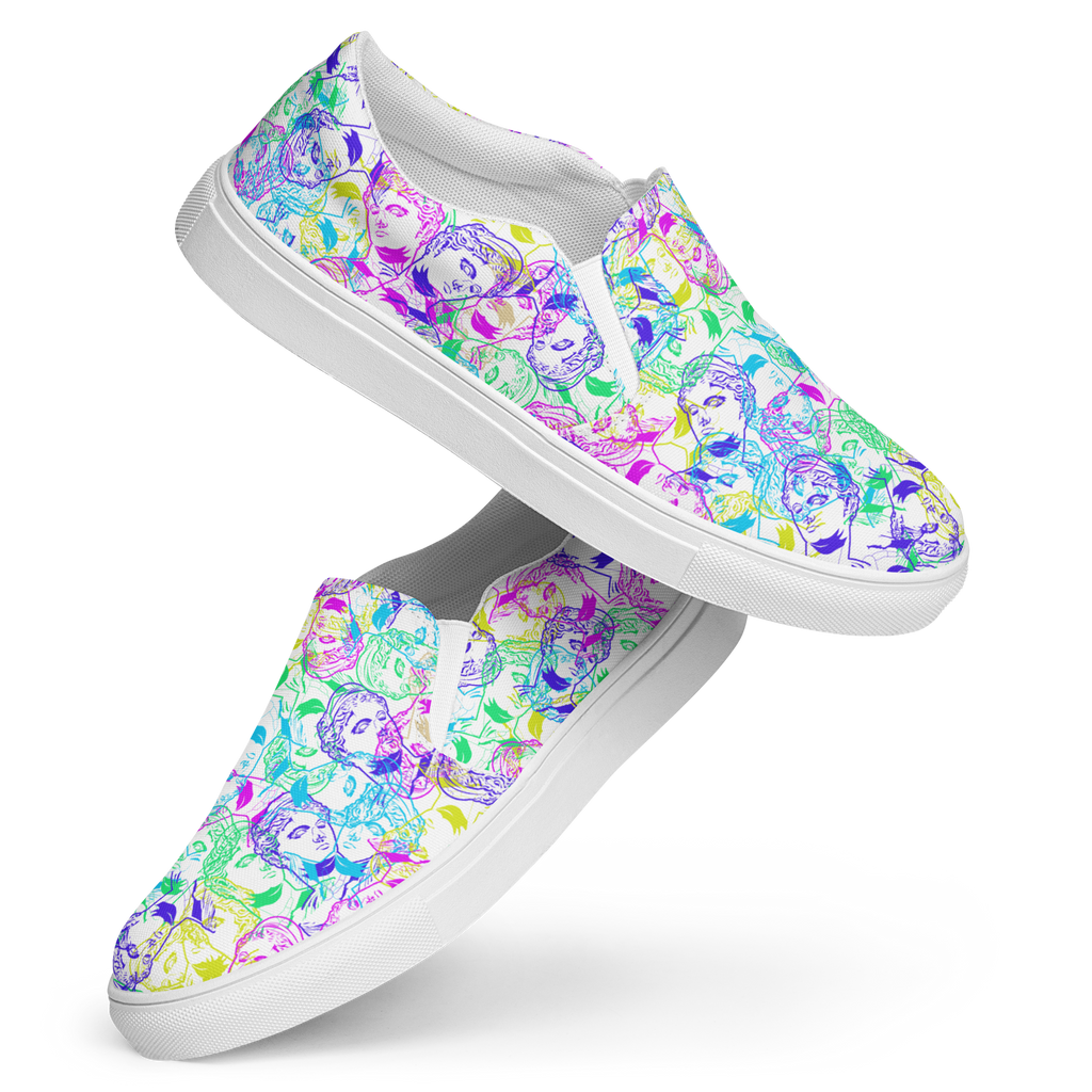 VOSRIO Select CMYK Women’s slip-on canvas shoes