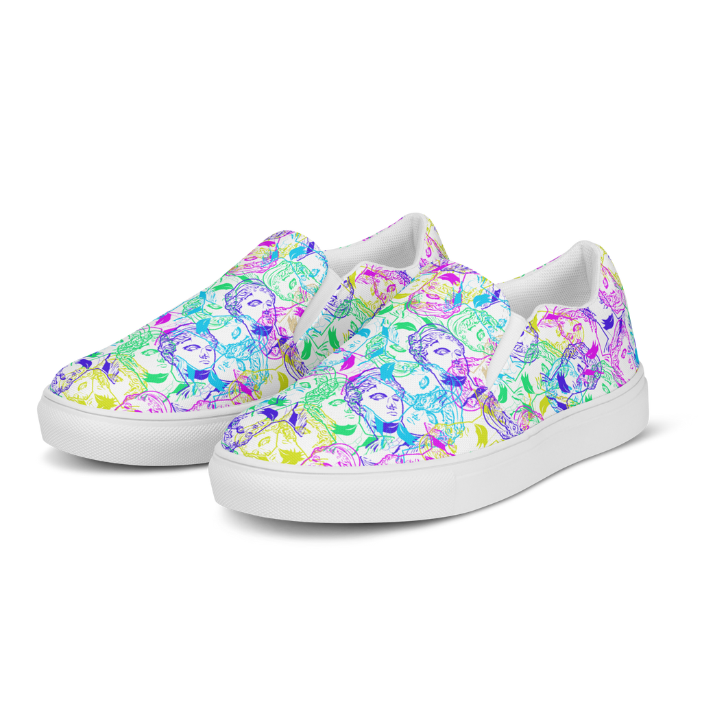 VOSRIO Select CMYK Women’s slip-on canvas shoes