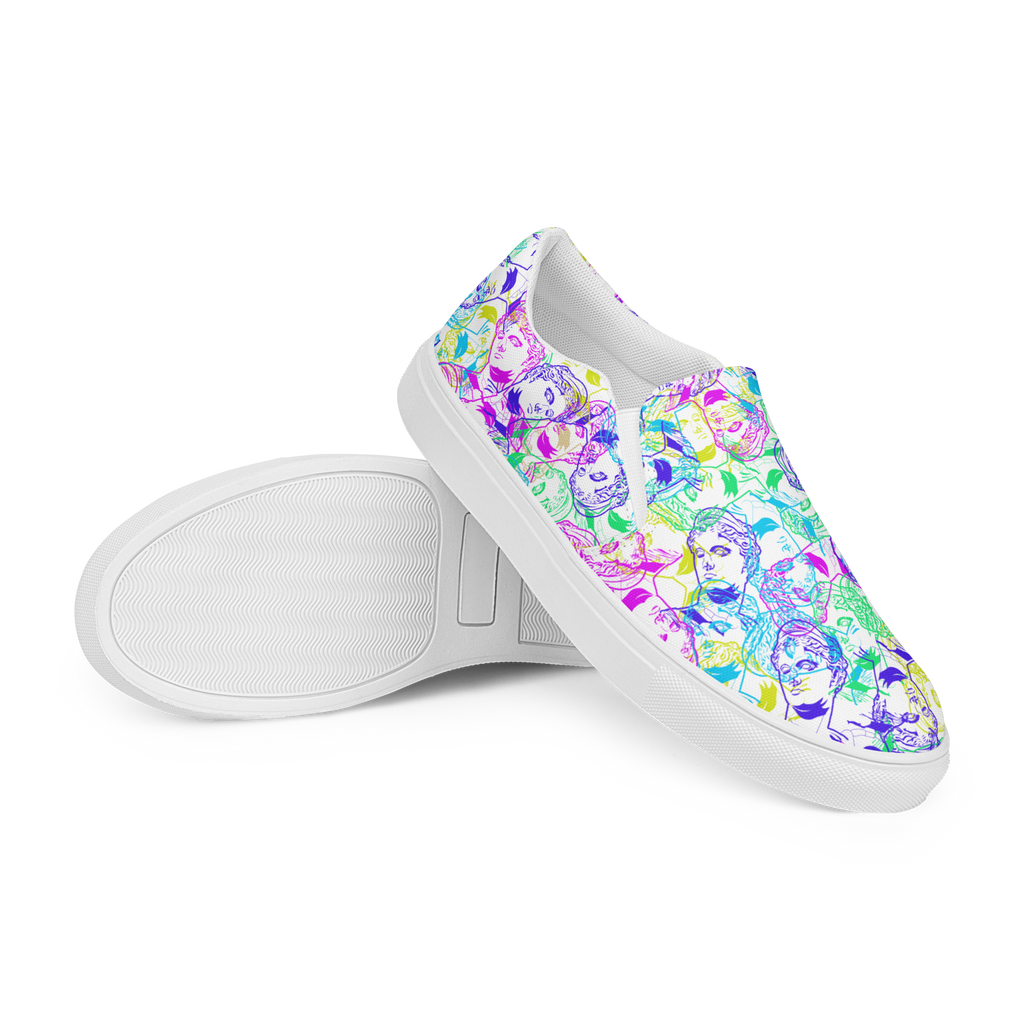 VOSRIO Select CMYK Women’s slip-on canvas shoes